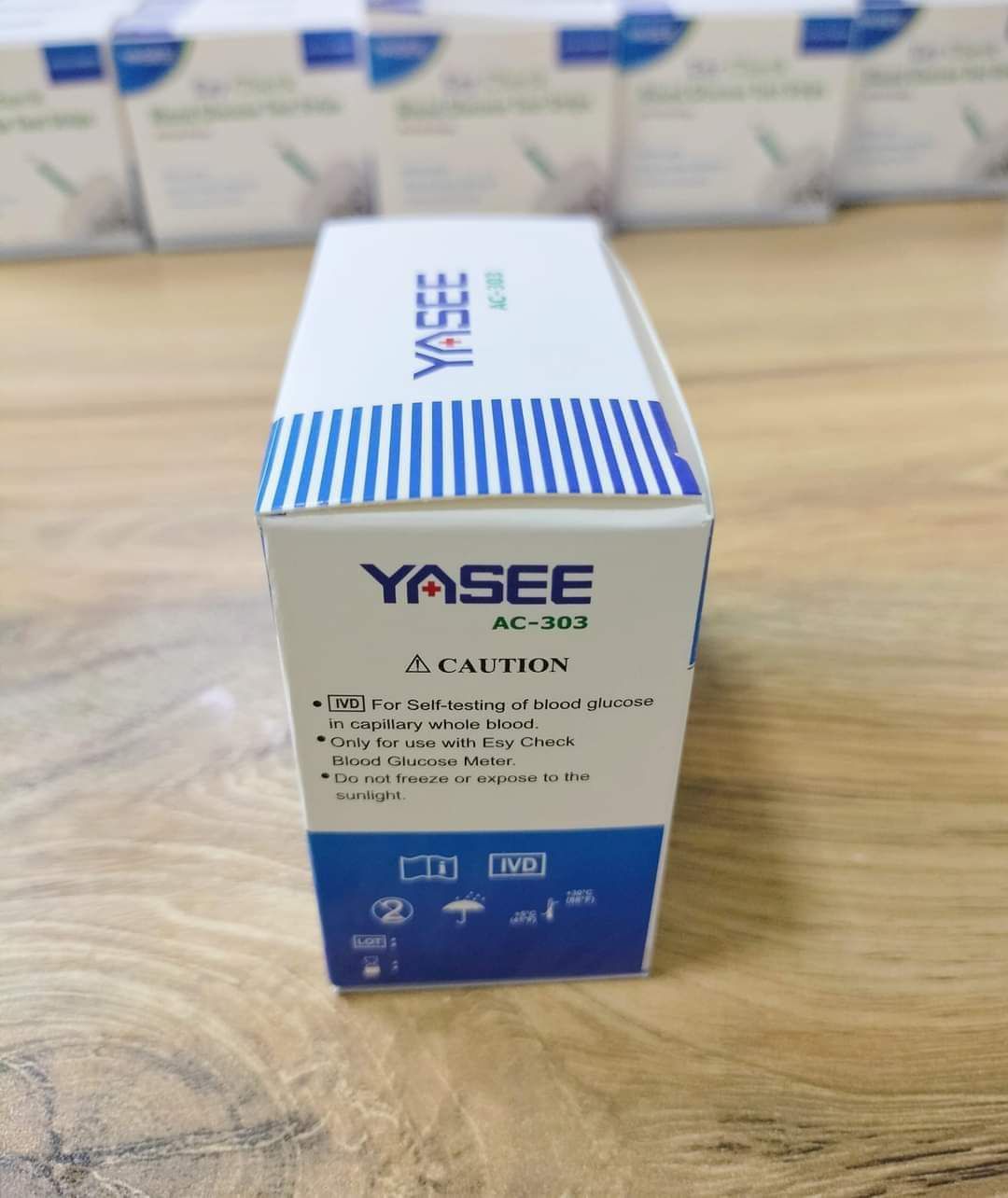 Picture of Easy Check Yasee blood glucose Strips 50 pes Foyel pk  AC-303