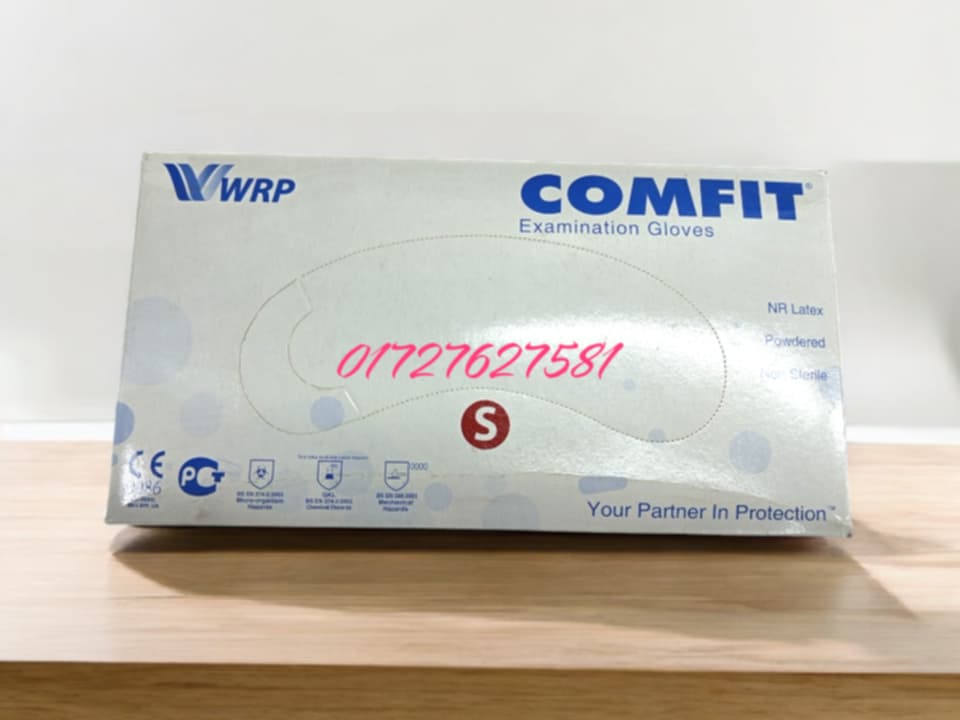 Picture of Comfit Examination Gloves (Size-S), 100Pcs/Box