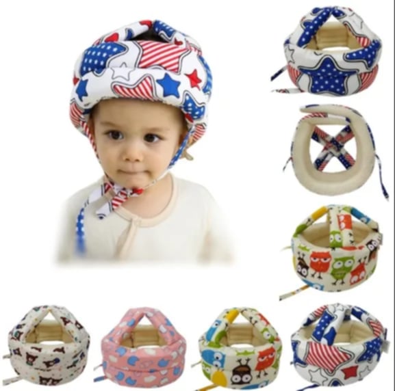 Picture of Baby Head Protector - Baby Helmet for Crawling Walking Running - No Bumps and Soft Cushion - Adjustable Protective Cap Infant Baby Safety