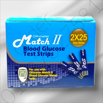 Picture of Ok mater Match II Blood Glucose Test Strips