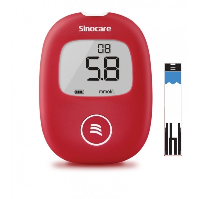 Picture of Sinocare Safe AQ 50 Pcs Test Strip for Glucometer Blood Glucose / Suger Test Meter/test strip