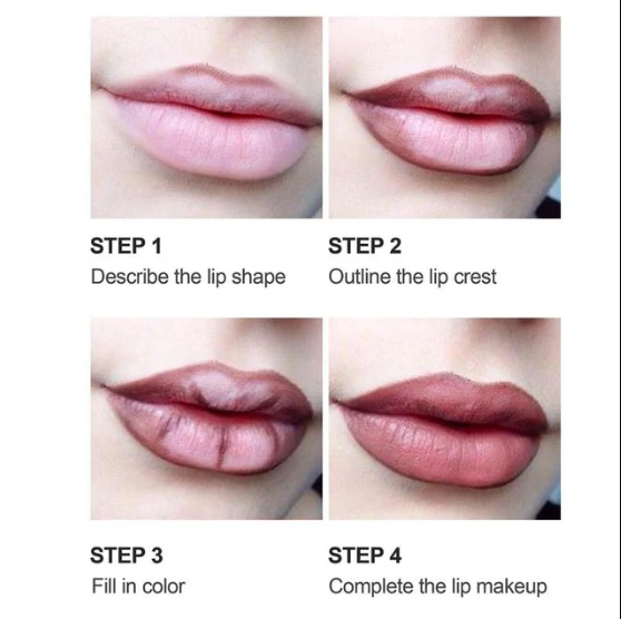HANDAIYAN Lipliner Pencil 12 Pcs Set 