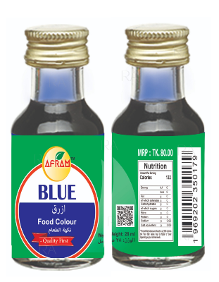 Picture of Afram Blue Food Color - 28Ml Blue Food Color (Organic)