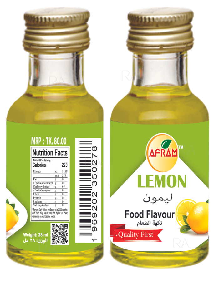 Picture of Afram Lemon  Flavour Essence -28ml Lemon Flavor Essence