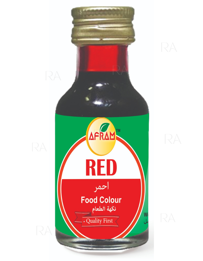 Picture of Afram Food Colour (5 pieces)Set of Blue +Red +Yellow +Green +Pink 28ml Food Colour