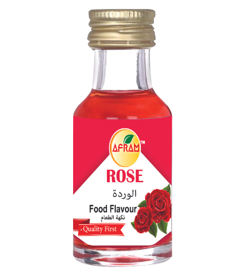 Picture of Afram Food Flavour (Essence) 4pieces Set of Banana + Mango +Rose + Strawberry -28ml