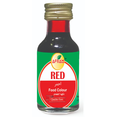 Picture of Afram Red Food Colour -28ml  Red Color