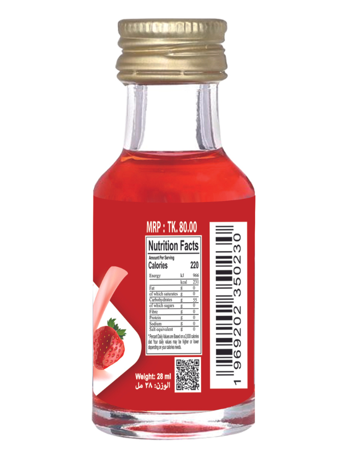 Picture of Afram Strawberry Food Flavour -28ml Strawberry Food Flavour Essence