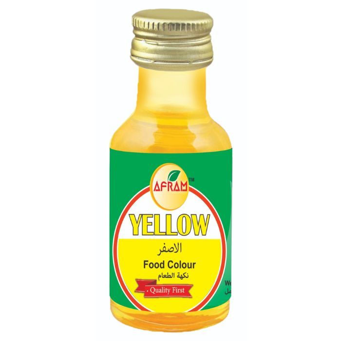 Picture of Afram Yellow +Green +Red Food Colour -28ml  Yellow +Green +Red Color (3 Pieces Color Set )