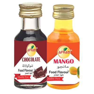 Picture of Afram 2 Pieces Food Flavour/ Essence Set of Chocolate+Mango  -28ml Per pieces