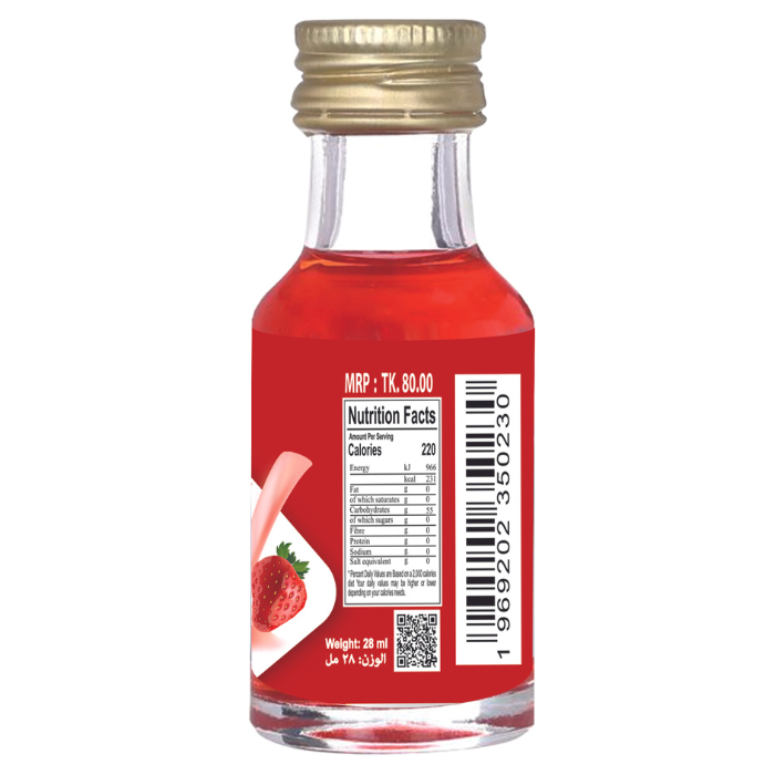 Picture of Afram 2 Pieces Food Flavour/ Essence Set of Vanilla+Strawberry  -28ml Per pieces