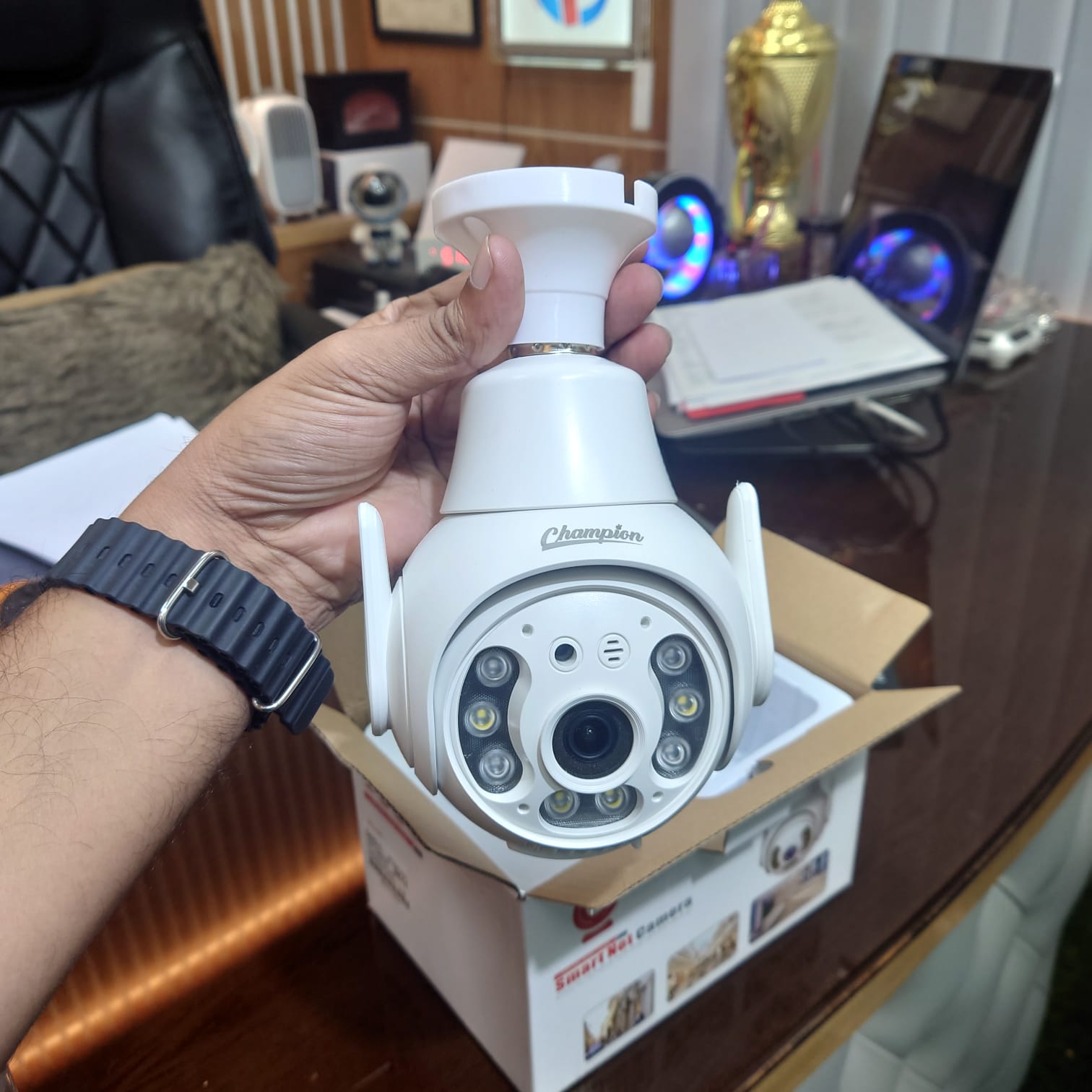 Picture of Waterproof Bulb WIFI IP Camera Single Lens