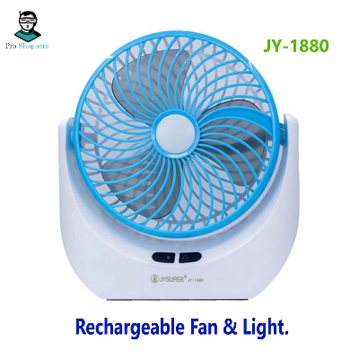 Picture of Rechargeable AC DC Mini Table Fan with LED light JY-1880