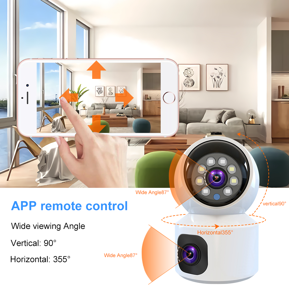 Picture of C10 4G Sim Supported Dual Lens V380 Full Color Doll IP Camera