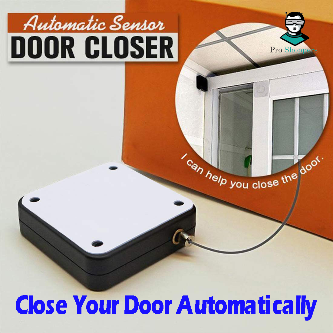 Picture of Door Closer Punch-Free Soft Close Door Closers For Solid Door, Sliding Door & Glass Door