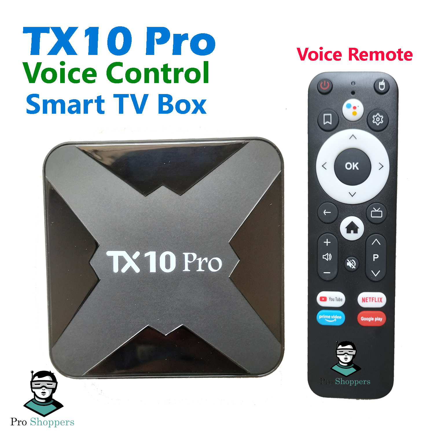 Picture of TX10 Pro Android Smart TV Box with Voice Control Remote Bluetooth 5.0 TV BOX