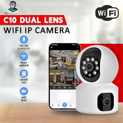 Picture of C10 Dual Lens V380 WIFI IP camera night vision home WIFI IP security camera