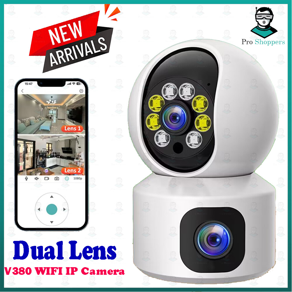 Picture of C10 Dual Lens V380 WIFI IP camera night vision home WIFI IP security camera