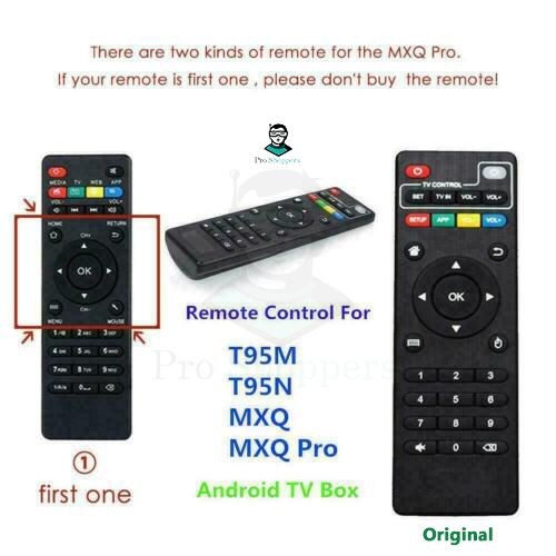 Picture of Remote Control For MXQ, MXQ Pro 4K, X96, X96mini, X96Q, TX9 Pro, TX3min, TX6, T95X, T95M, T95N Android Smart TV Box.
