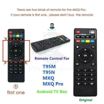 Picture of Remote Control For MXQ, MXQ Pro 4K, X96, X96mini, X96Q, TX9 Pro, TX3min, TX6, T95X, T95M, T95N Android Smart TV Box.