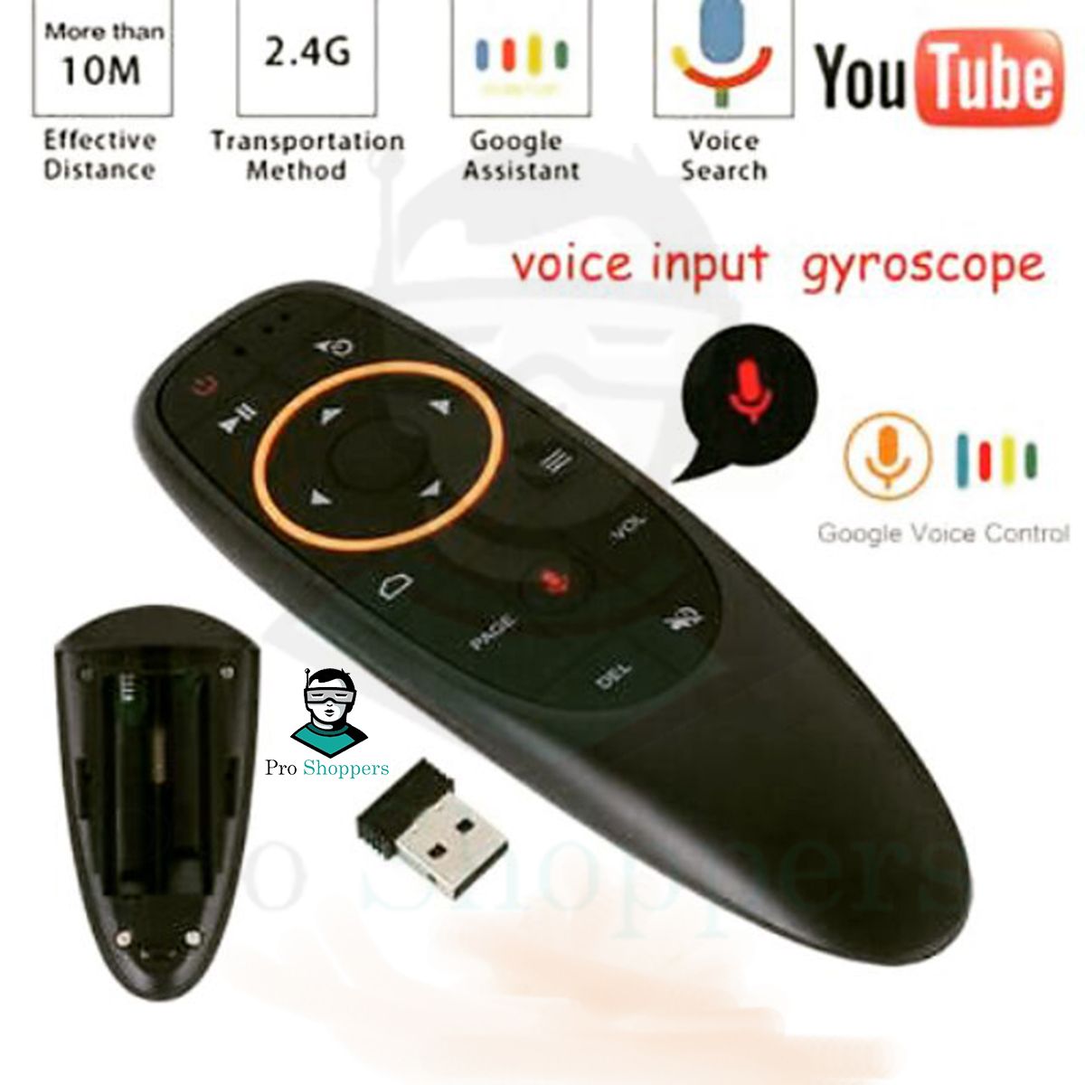 Picture of Voice Remote for Android TV Box, Smart TV, Air mouse G10S
