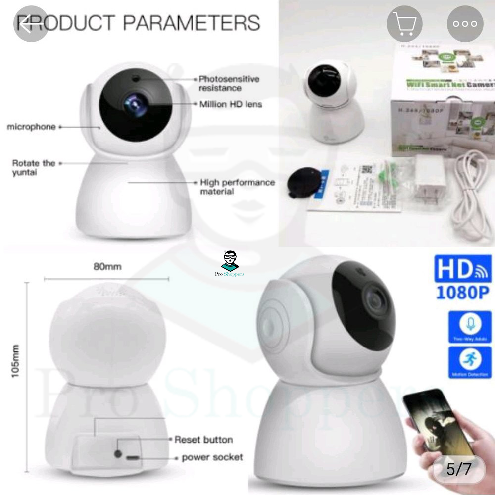 Picture of Robot V380 Pro WIFI Smart Net Camera IP Camera with Lan port