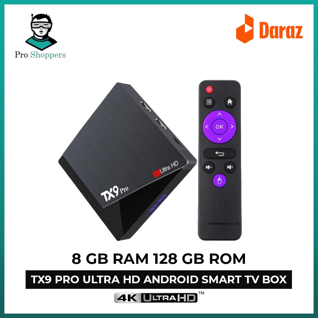 Picture of TX9 Pro Ultra HD 8GB RAM + 128GB ROM Android 12.1 Smart TV Box