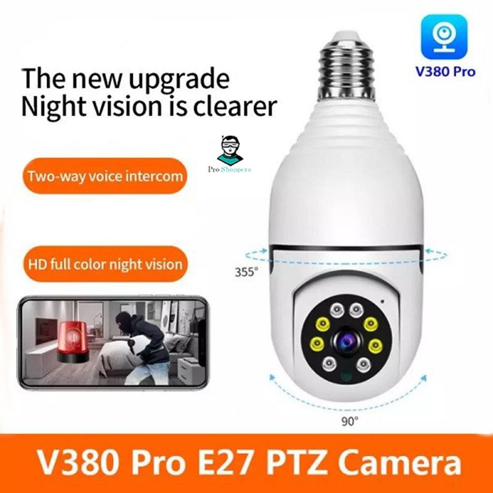 Picture of Bulb IP Camera 360 ° PTZ Bulb IP Camera 1080 HD  WIFI IP Security Camera V380 IP Camera E27