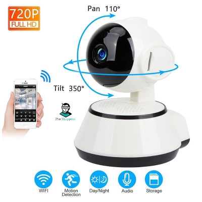 Picture of Ip Camera, V380 Wifi Ip Camera 360 Degree Cctv Camera, Wireless Mini Cc Camera