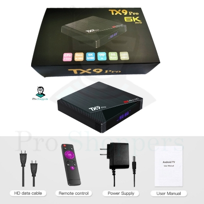 Picture of TX9 PRO Android TV Box Support Toffee 4K TV Box Upgrade 6K Android Smart TV Box TX9 PRO Android TV Box Price In Bangladesh