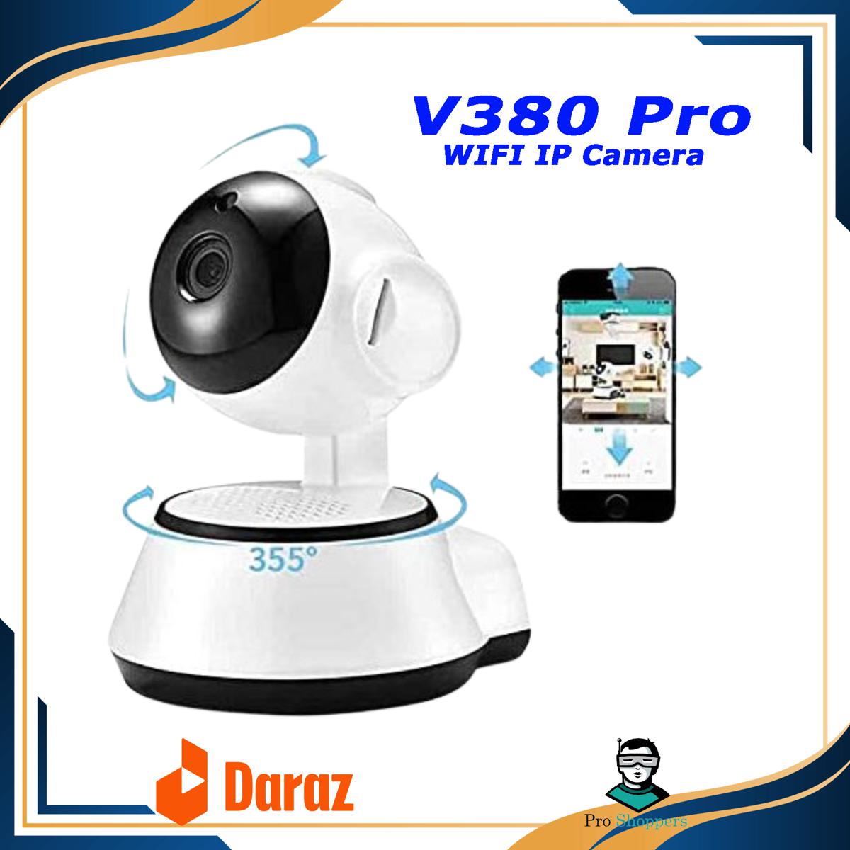 Picture of V380 Wifi IP Camera 360 Degrees CCTV Camera, Wireless Mini CC Camera IP Webcam