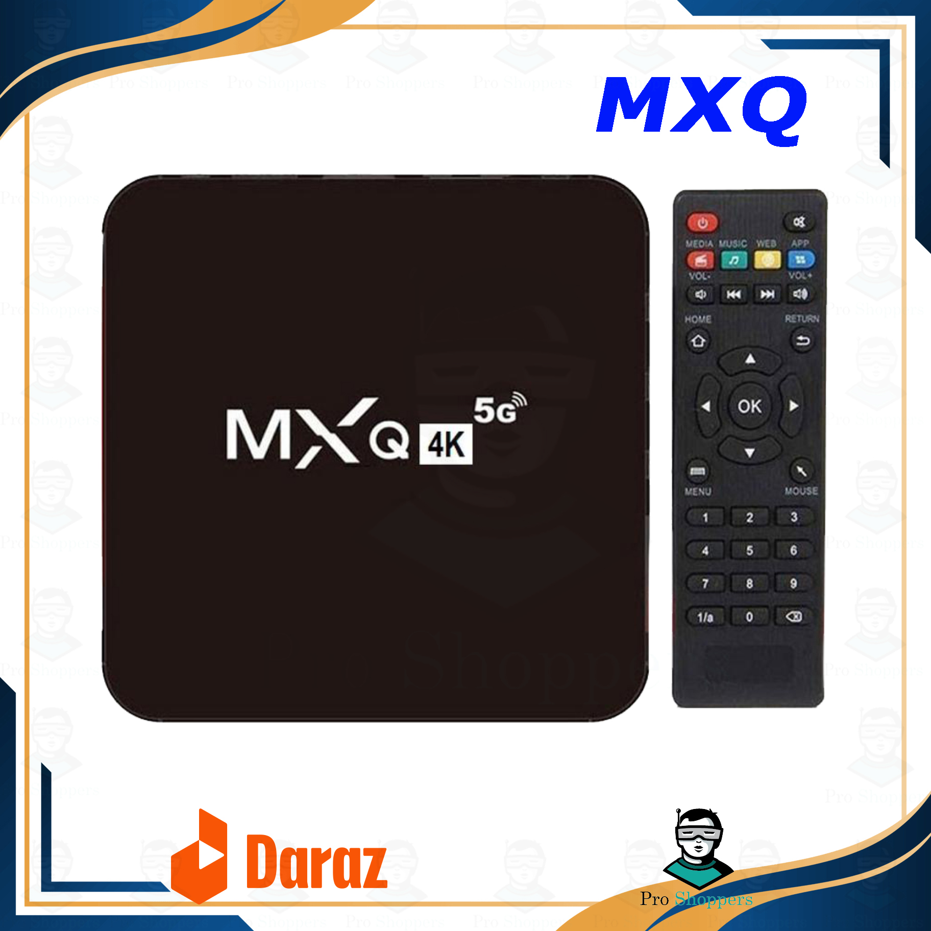 Picture of TV Box , Android  Smart TV Box MXQ Pro Android Smart TV Box - Latest Version  Android TV Box 4K TV Box Android TV Card