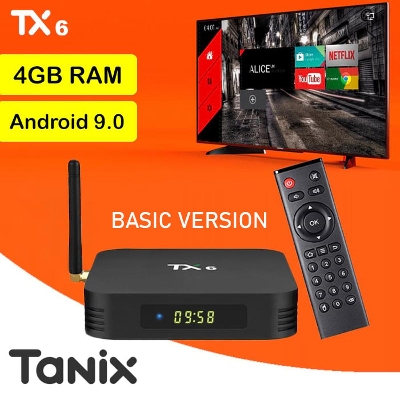 Picture of TX6 4GB RAM 32GB ROM Android TV Box Best Android Smart TV Box Like For MI TV Box For Xiaomi TV Box Streaming Media Player Android TV Card IPTV Box