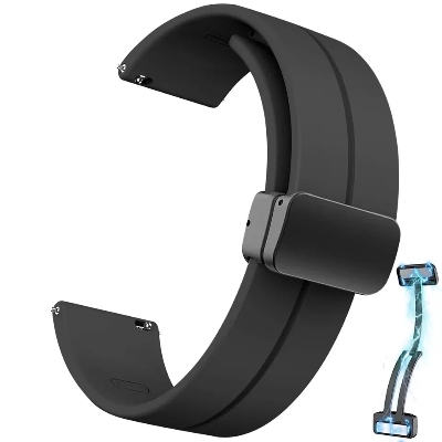 Picture of Magnetic Silicone strap For 20 mm 22 mm watch Belt silicon straps