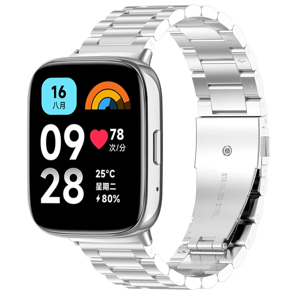 Picture of Watch S S Strap For Redmi watch 3 Active strap Redmi 3 Active Metal S S  straps