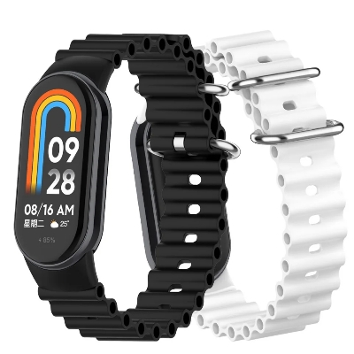 Picture of Silicone Watch Strap  For Xiaomi Mi Band 8 9 strips  Watch ar belt