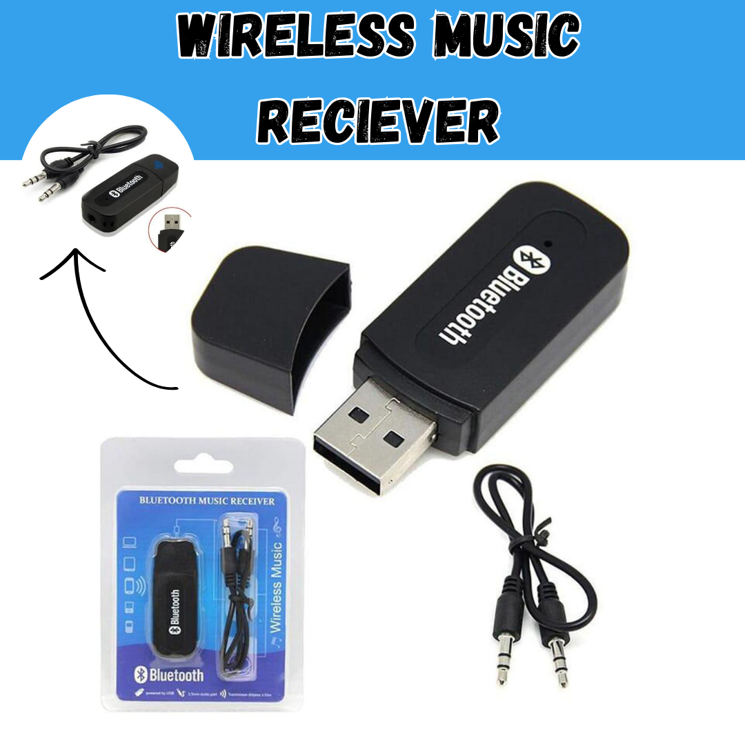 Picture of Wireless Music Receiver Wireless Music Car Bluetooth Receiver Car Bluetooth Wireless Bluetooth 5.0 Adapter 3.5mm Jack For Car Music Audio Aux A2dp Headphone Reciever Handsfree Wireless Receiver