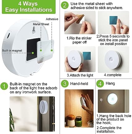 Picture of Body Induction Lamp - USB Rechargeable Sensor Switch - Illuminating Your Way