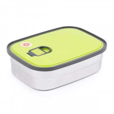 Picture of Stainless Steel Lunch Box/ Tiffin Box/ Food Container Sealed Food Fresh-Keeping Boxes Office Bento Container Lunch medium size