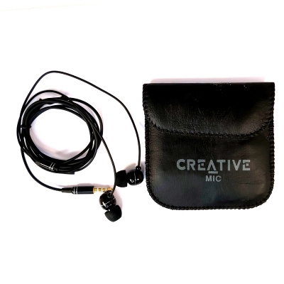 Picture of Orignal Creative High Bass Audio Earphone with Pouch EP-530 - Black