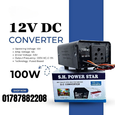 Picture of 100 Watt 12V DC to 220V AC Converter Inverter genuine 100 watt