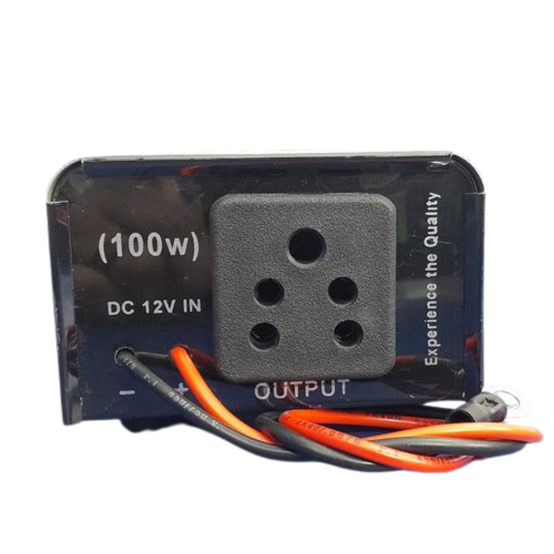 Picture of 100 Watt 12V DC to 220V AC Converter Inverter genuine 100 watt