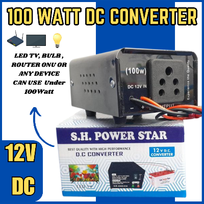 Picture of 100 Watt 12V DC to 220V AC Converter Inverter
