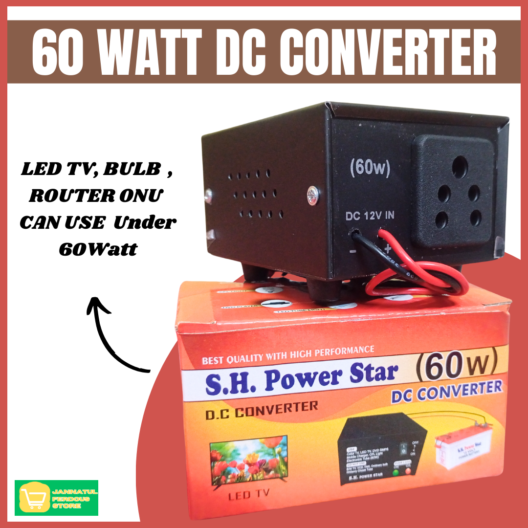 Picture of 12V DC to 220V AC Converter Inverter 60 Watt