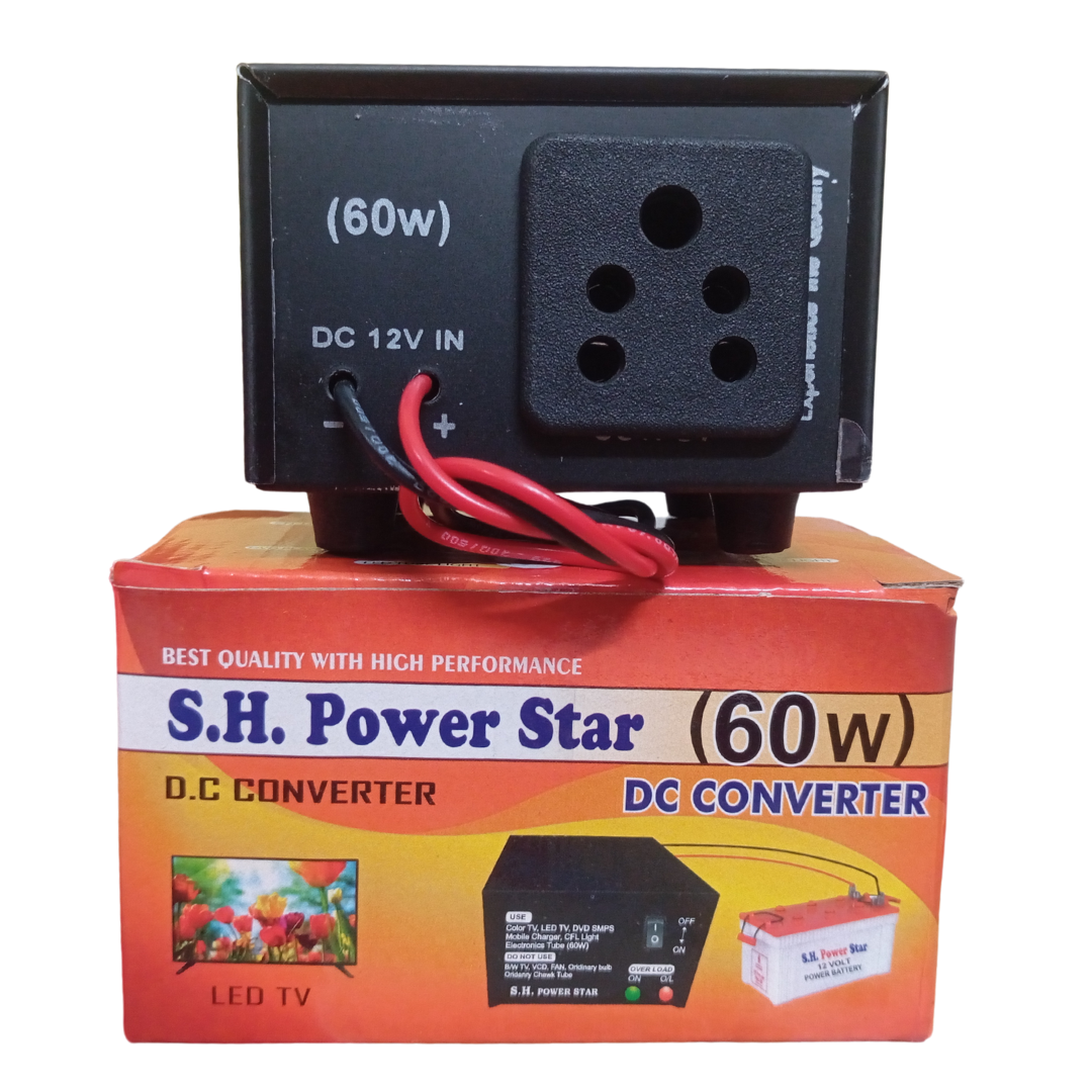 Picture of 12V DC to 220V AC Converter Inverter 60 Watt