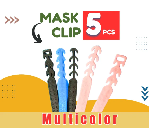 Picture of Mask Clip Hook Slip Mask Ear Protector Ear Hook 5 Pcs multicolour
