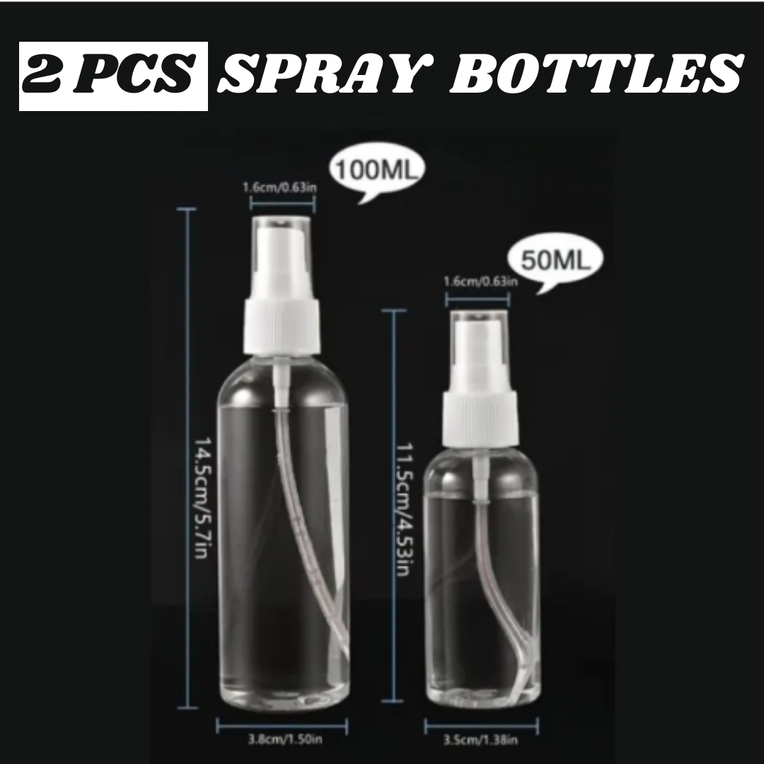 Picture of 2-Piece Spray Bottle Set (50ml & 100ml)
