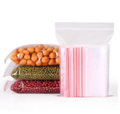 Picture of Zip/Zipper Lock Poly Bag-Plastic Packet 7x9 inch Pack of 50 Pcs