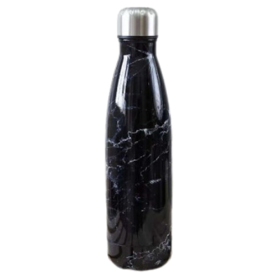Picture of 500ml Thermos Flask Water Bottle || Vacuum Stainless Steel Hot and Cold DoubleWall Sport Drinking Bottle Black
