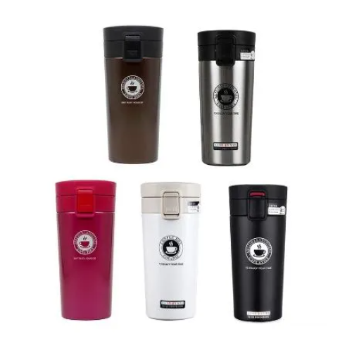 Picture of Coffee Mug Double Wall Stainless Steel Tumbler Vacuum Flask bottle thermos Tea mug Travel thermos mug Thermo Cup 380ml